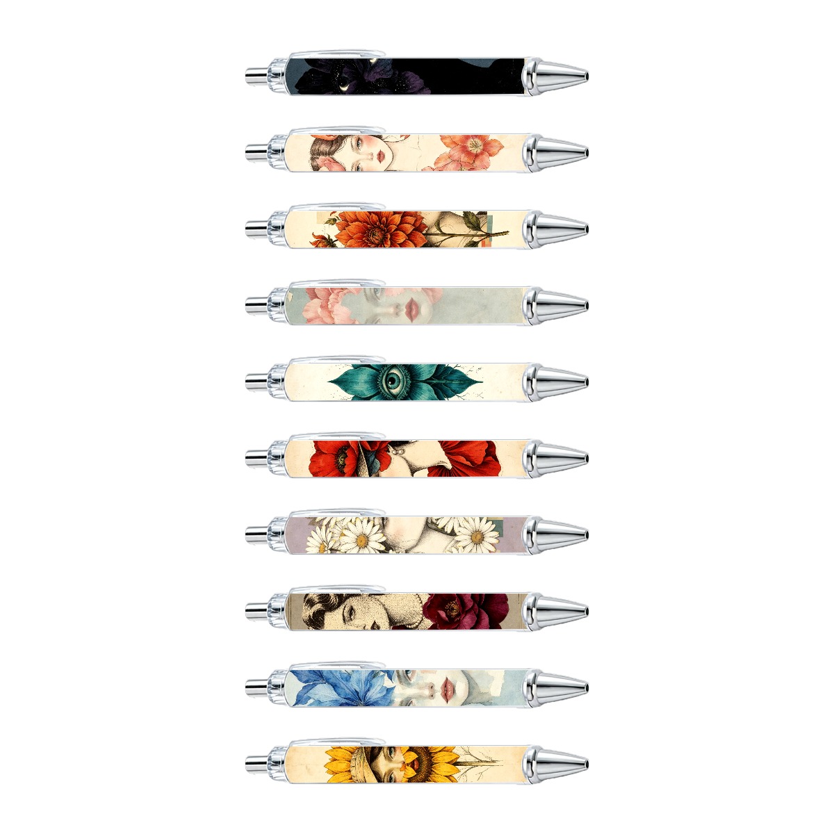Flower Face Narration Neutral Pens