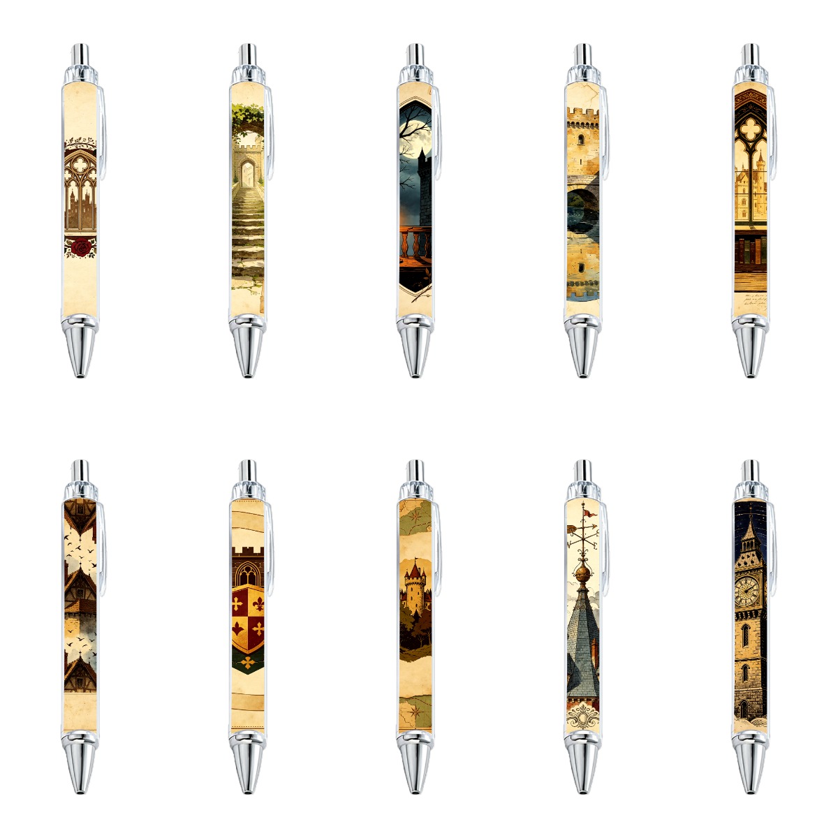 Gothic Castle Neutral Pens