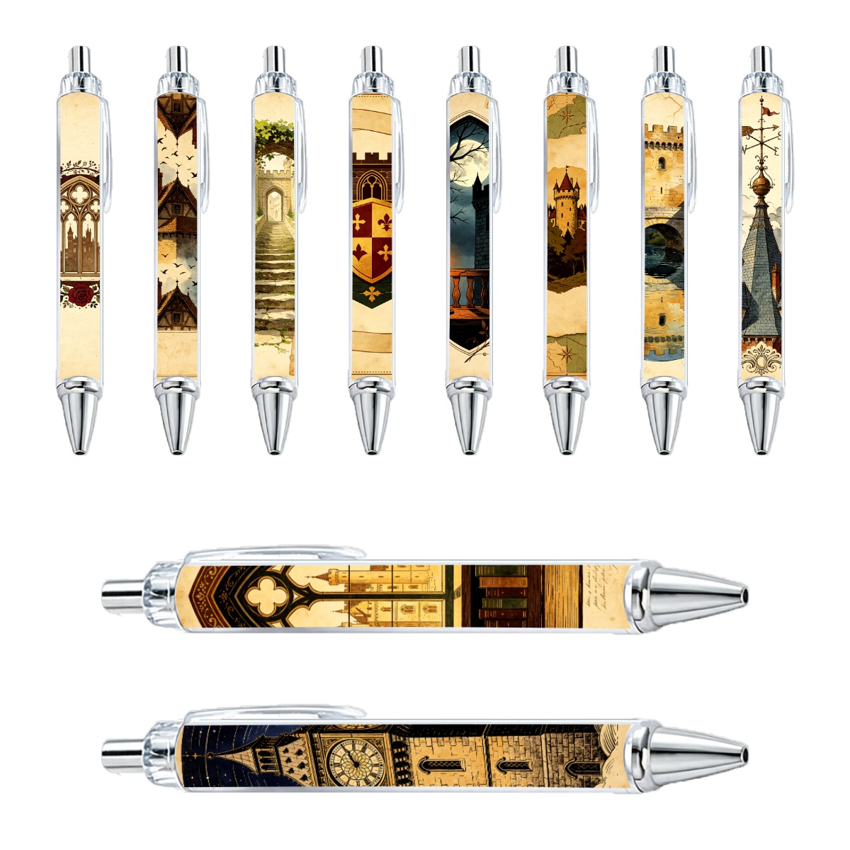 Gothic Castle Neutral Pens