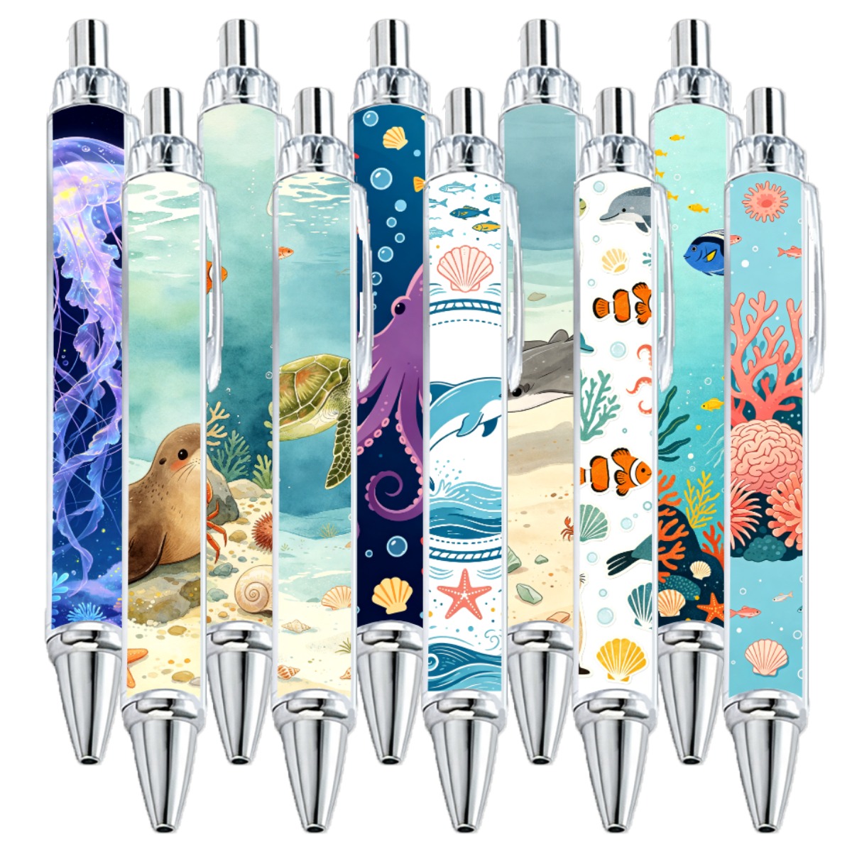 Deep Sea Marine Life Neutral Pens
