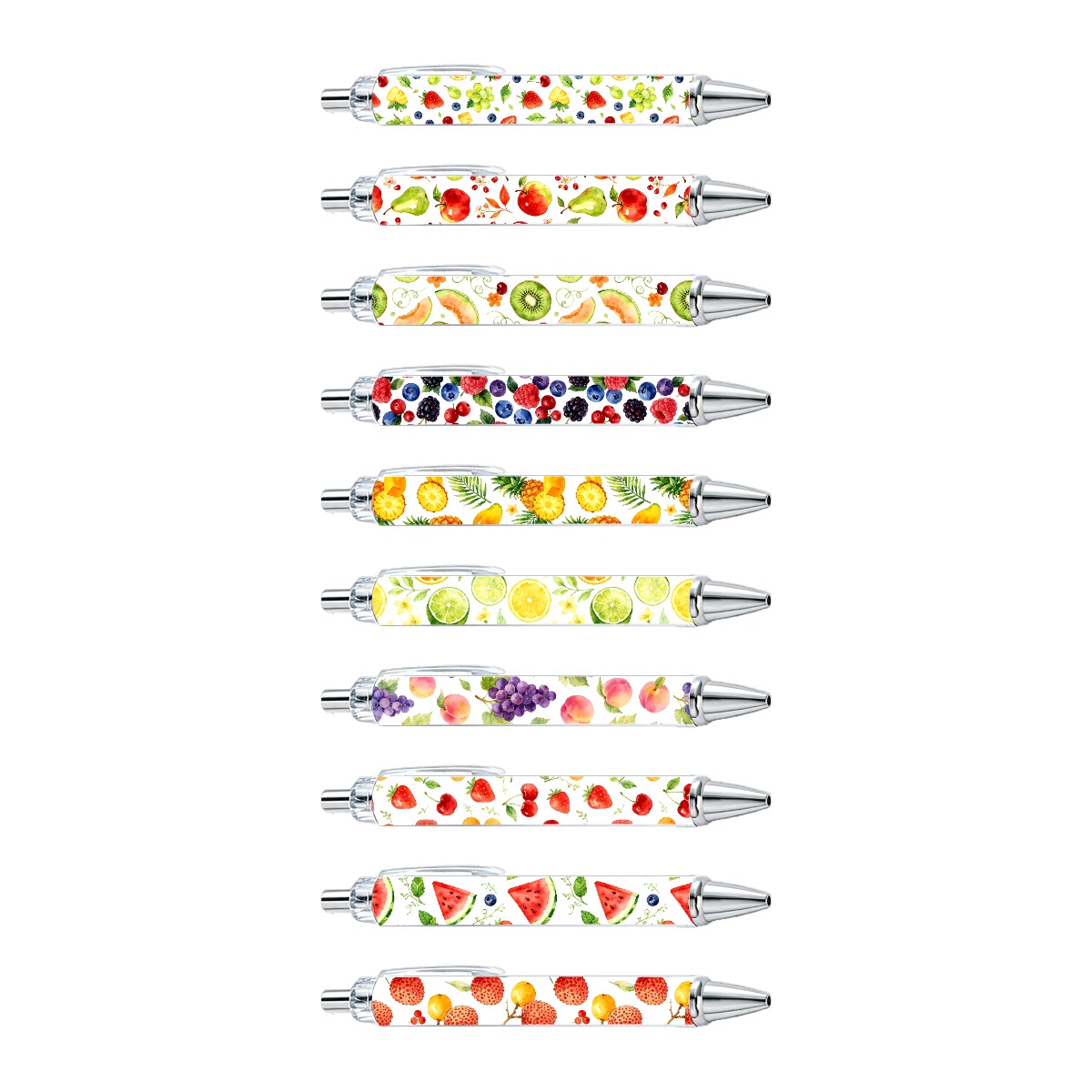 Fruit Design Retractable Gel Pens
