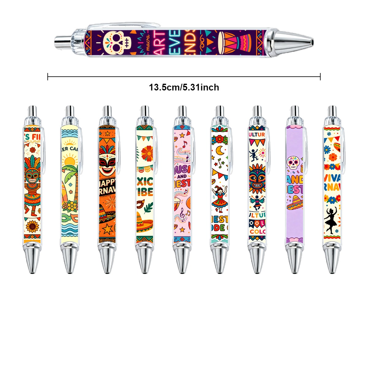 Fiesta-Inspired Gel Pens