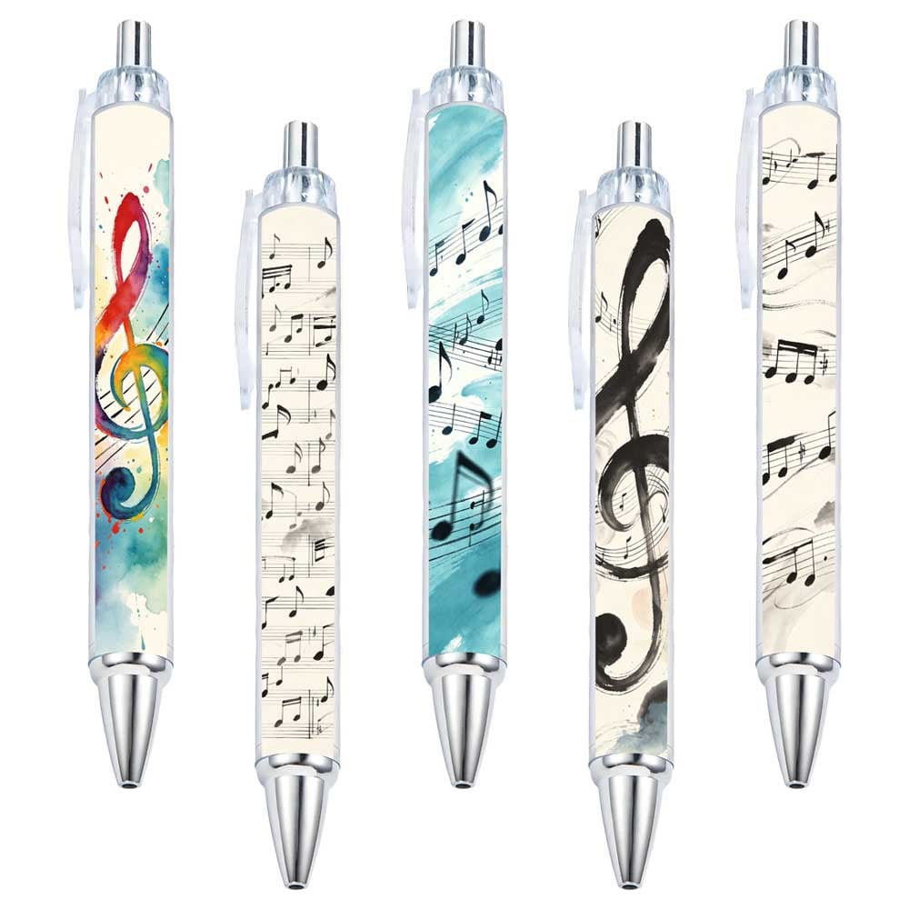 Musical Notes Gel Pens - 10-Pack