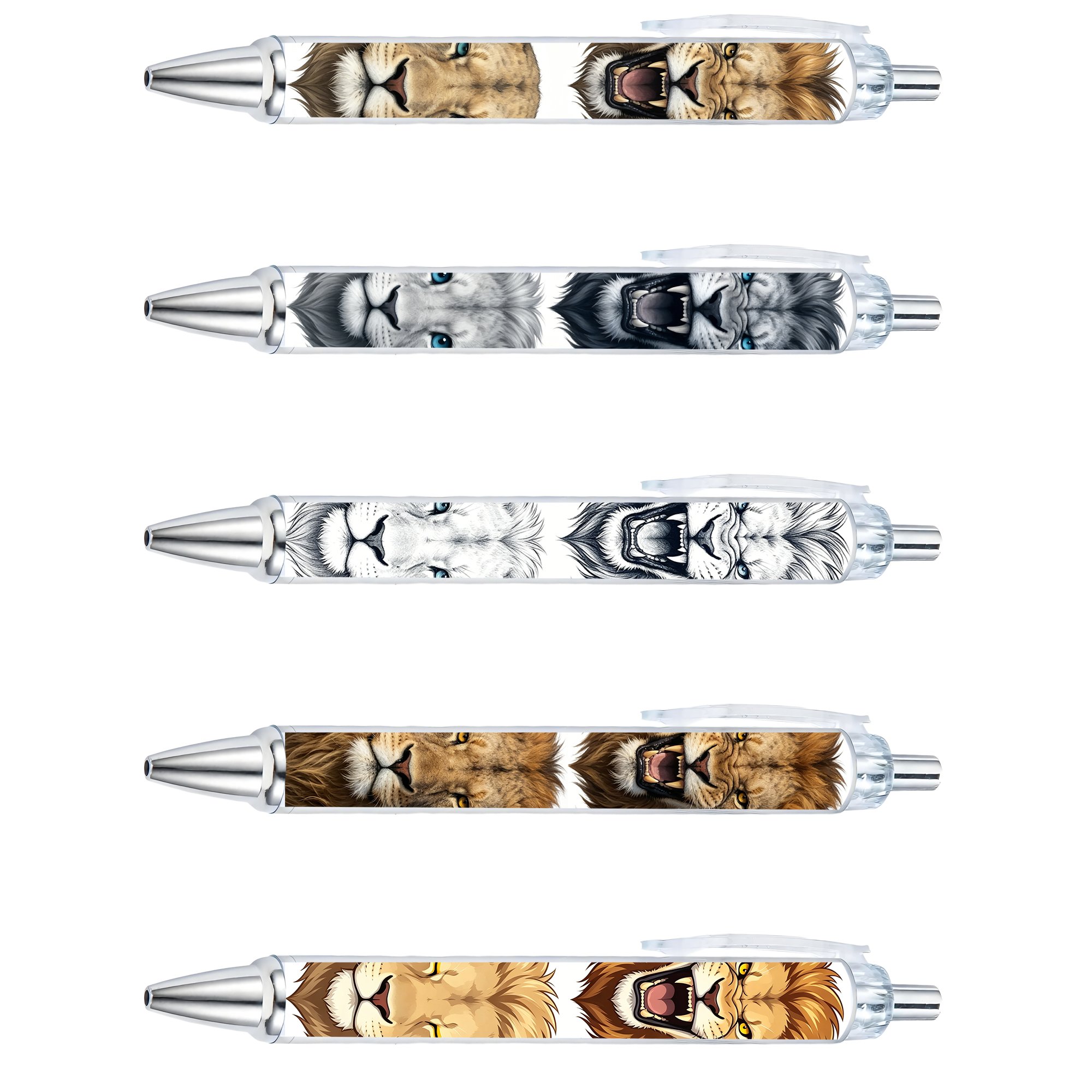 Roaring Lion Ballpoint Pens - 10-Pack