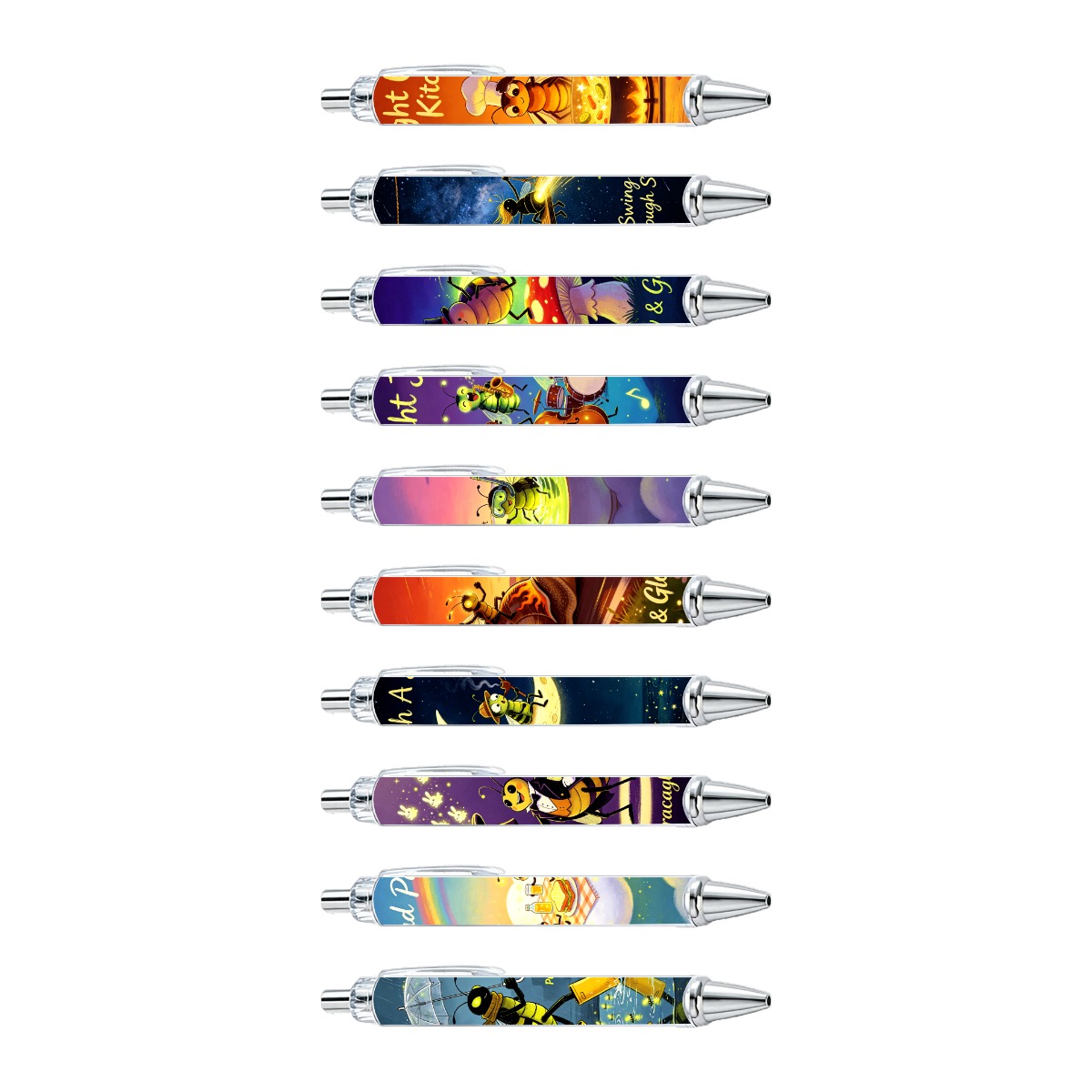 Insect Art Gel Pens - 10-Pack