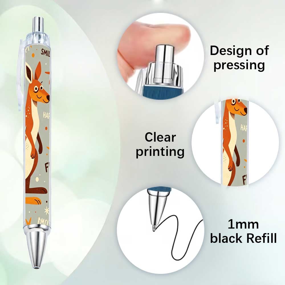 Kangaroo Ballpoint Pens - 10-Pack