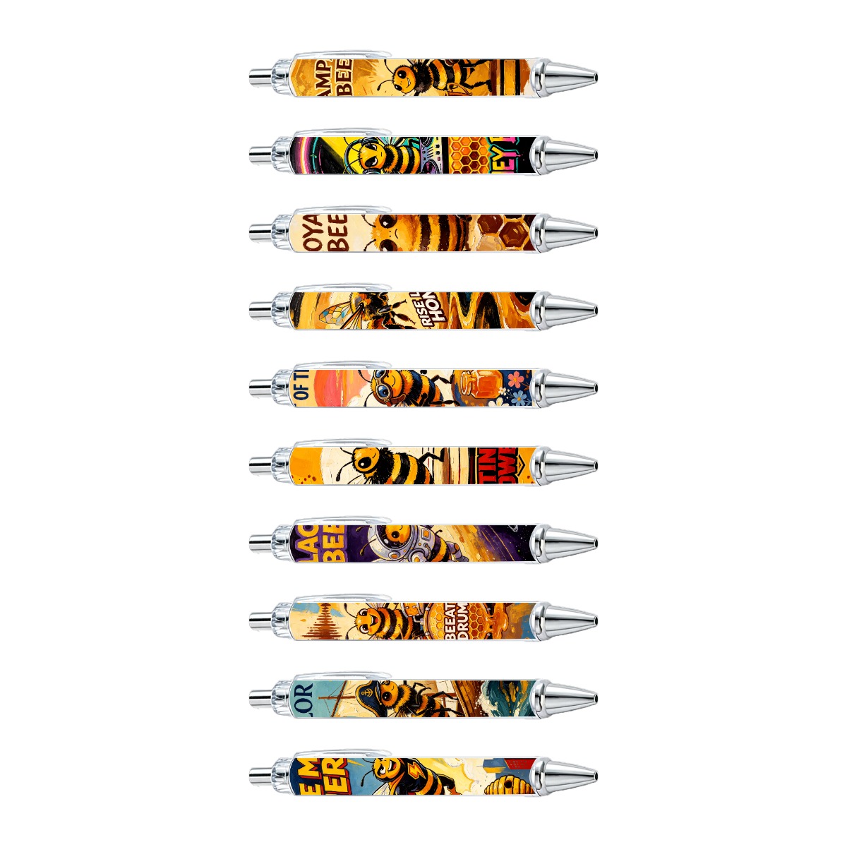 Bee Art Gel Pens - 10-Pack