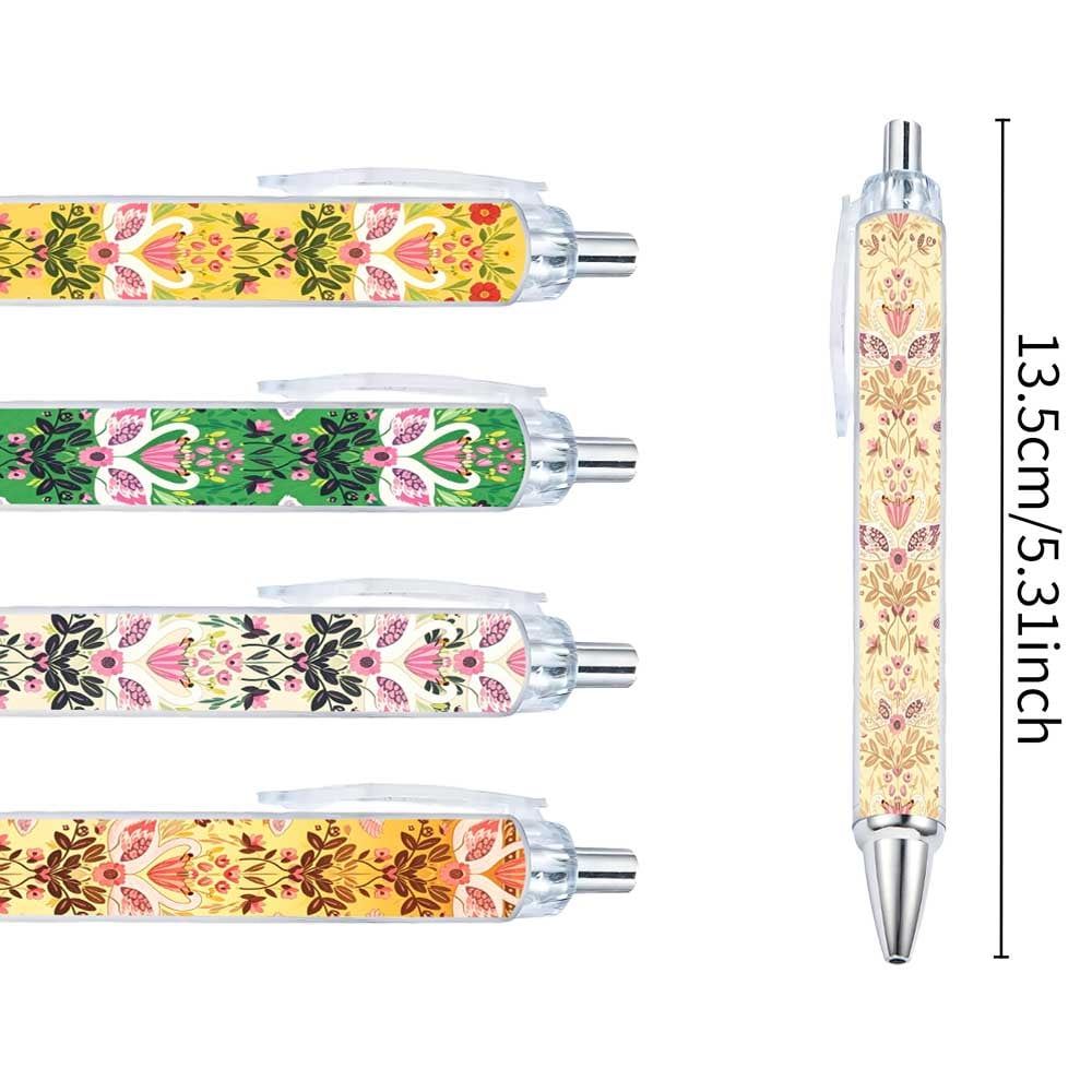 Swan Patterned Ballpoint Pens
