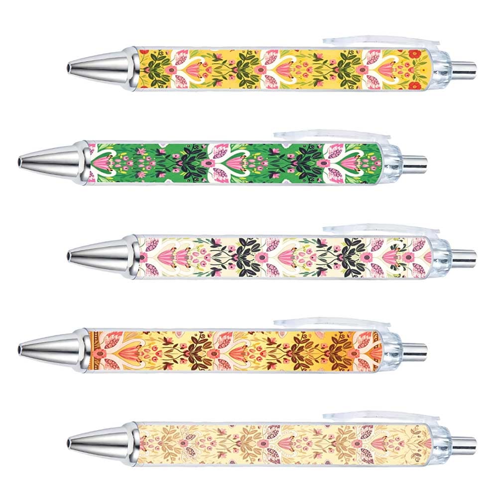 Swan Patterned Ballpoint Pens