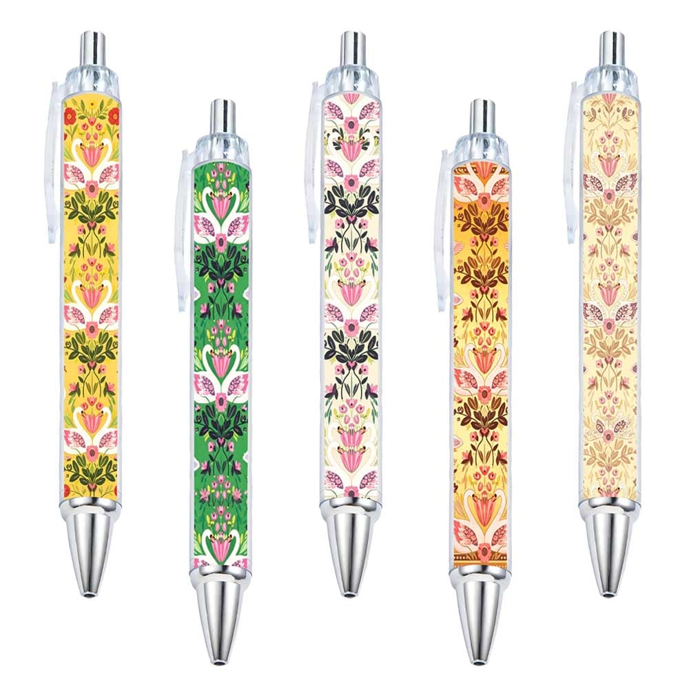 Swan Patterned Ballpoint Pens