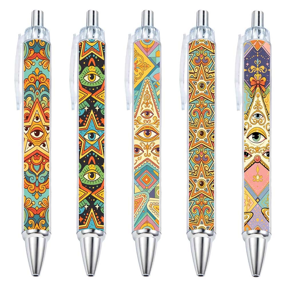 Mystical Eye Pattern Ballpoint Pens
