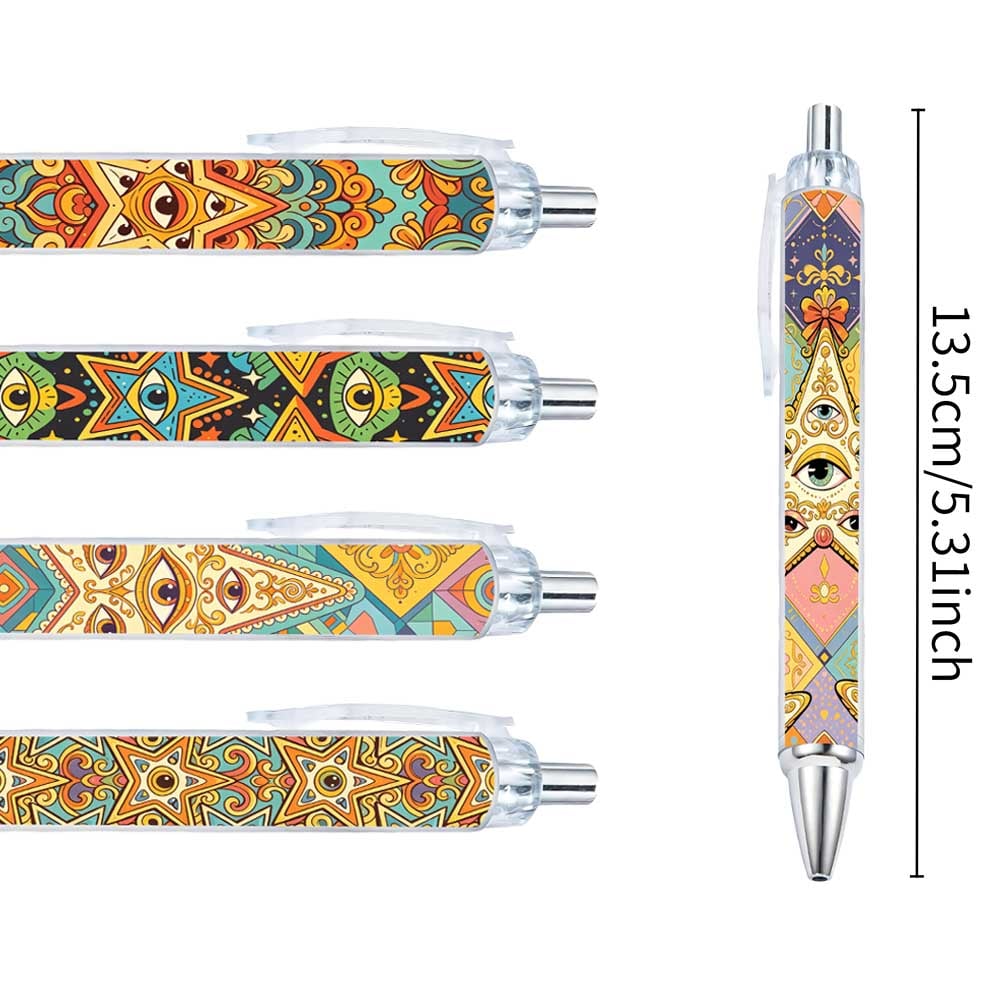 Mystical Eye Pattern Ballpoint Pens