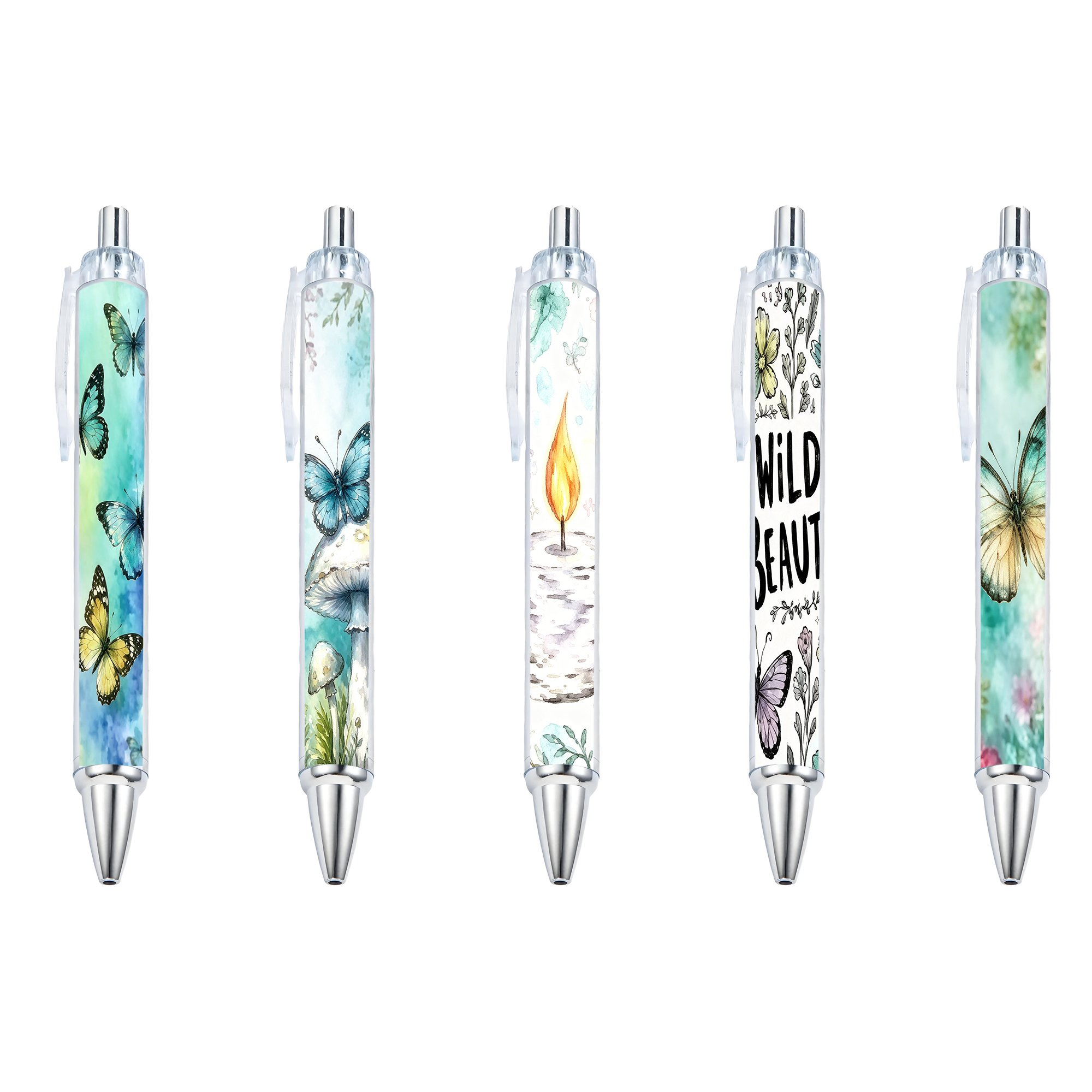 Multi-Pattern Watercolor Gel Pens