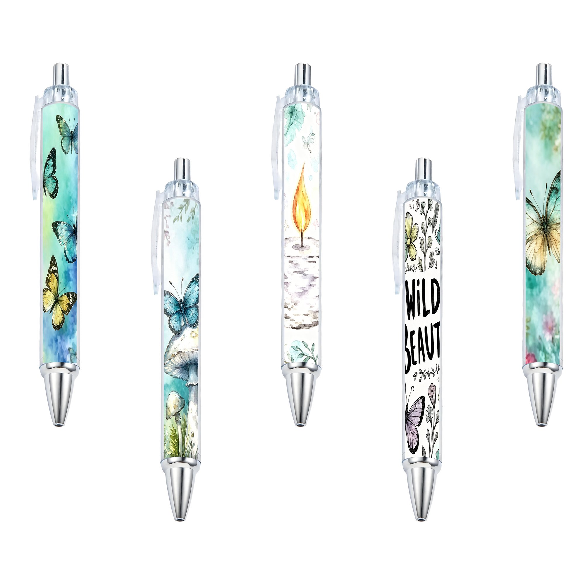 Multi-Pattern Watercolor Gel Pens