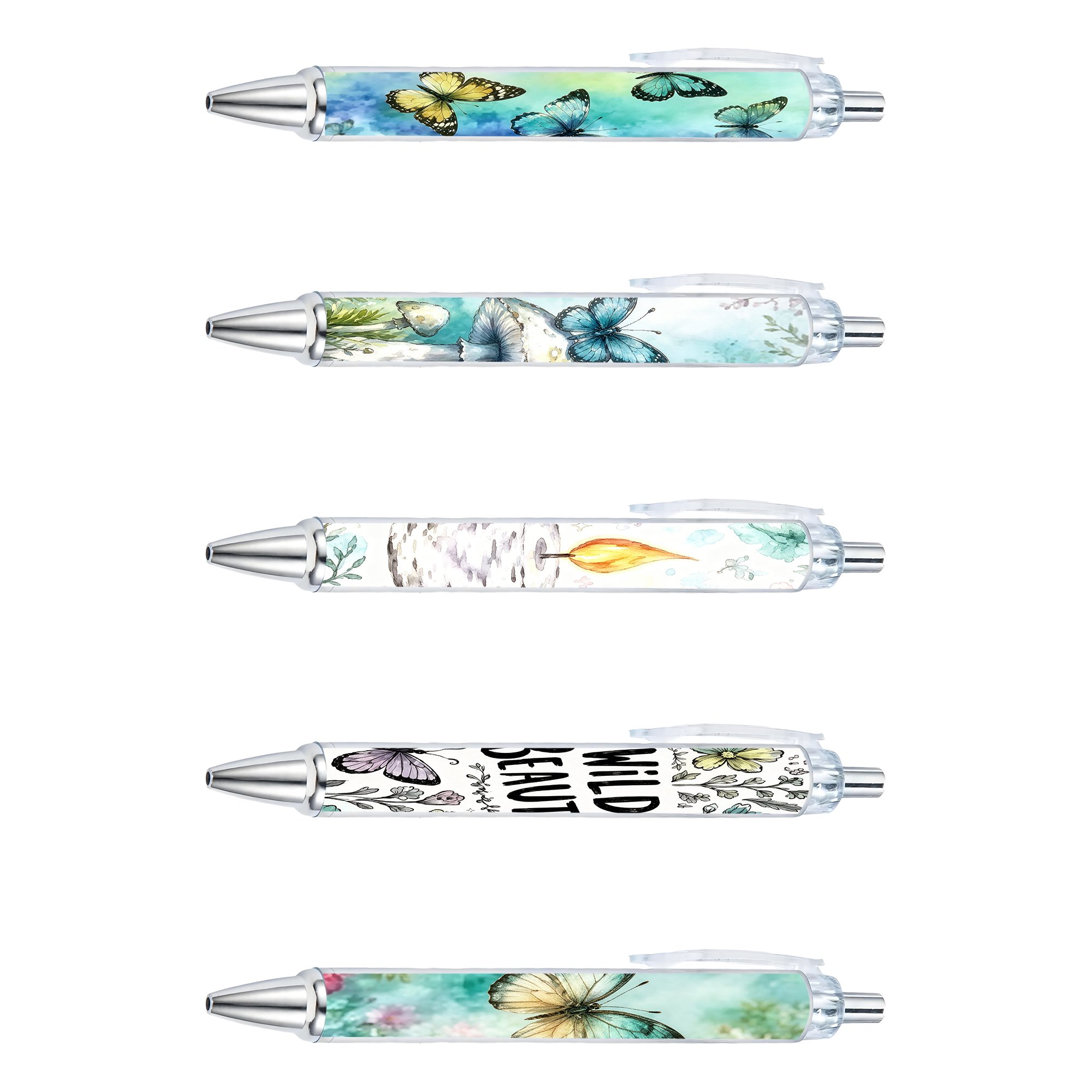 Multi-Pattern Watercolor Gel Pens