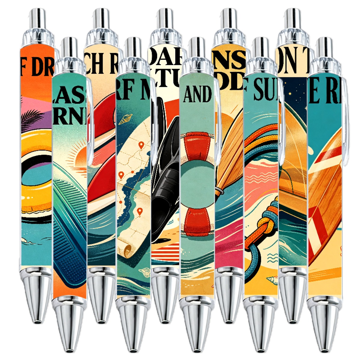 Coastal Adventure Gel Pens - 10-Pack