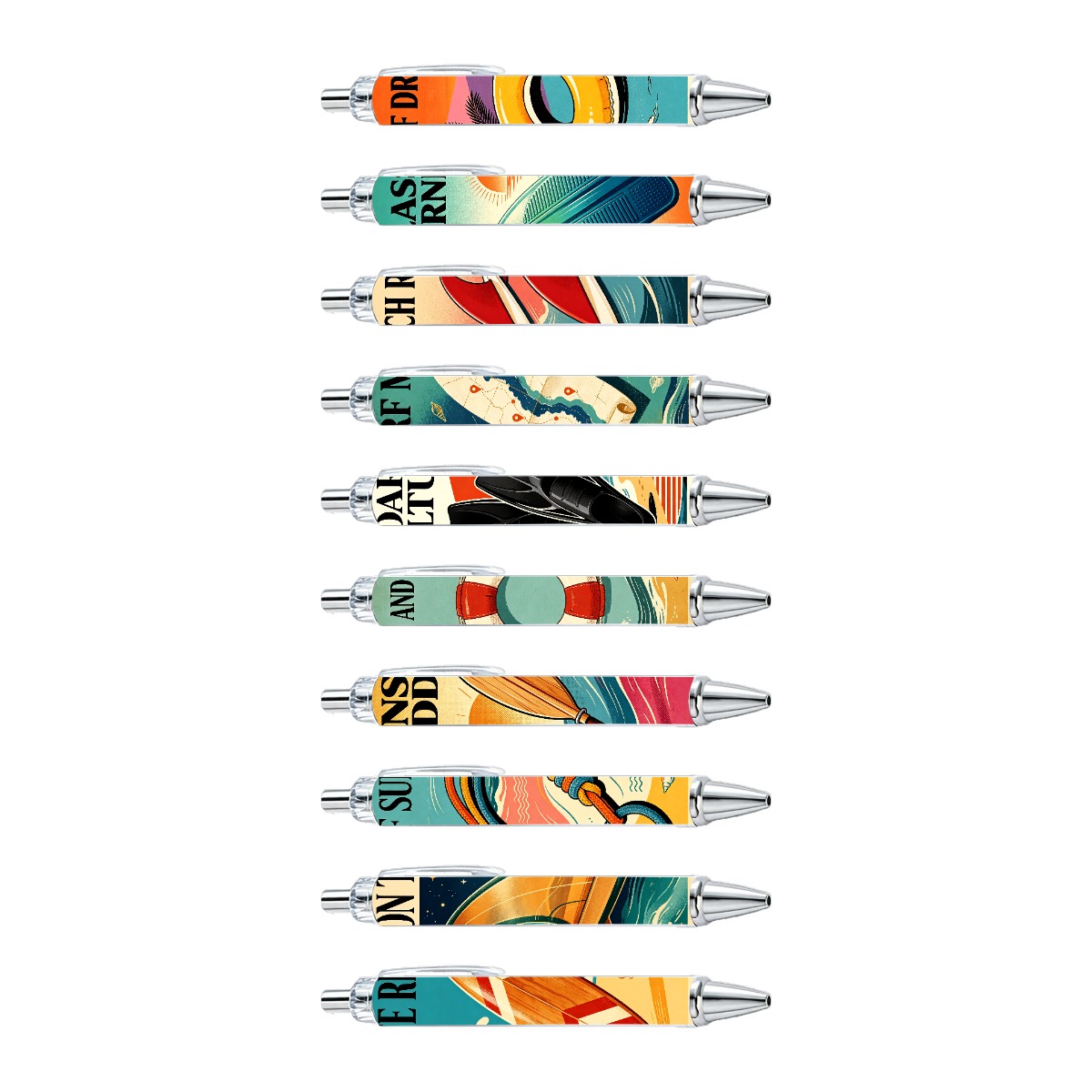 Coastal Adventure Gel Pens - 10-Pack