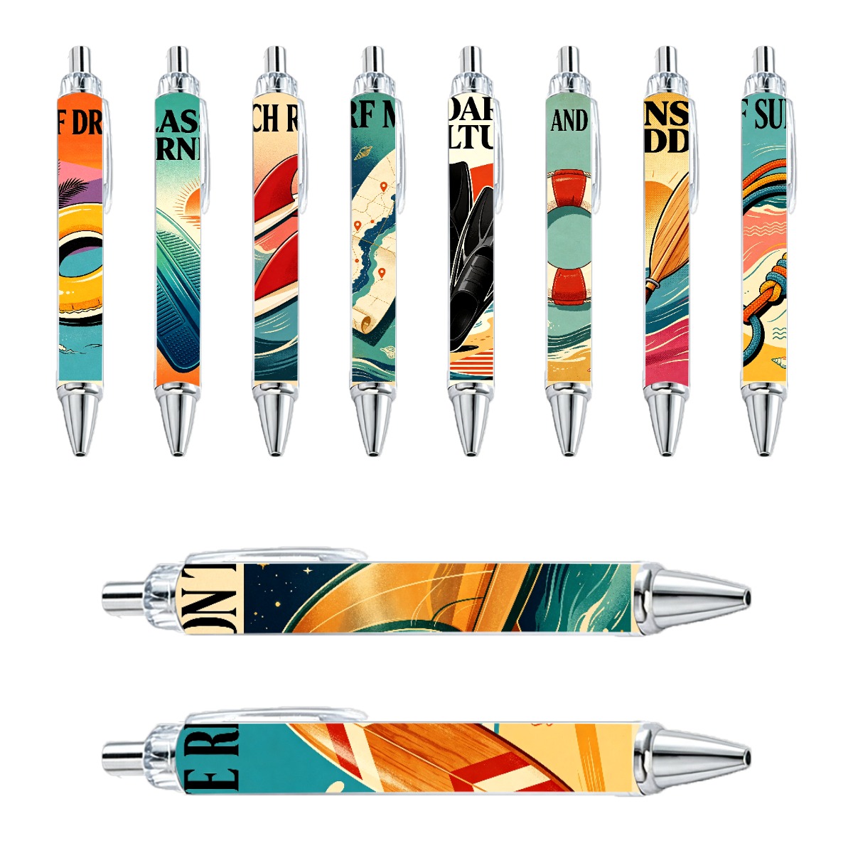 Coastal Adventure Gel Pens - 10-Pack