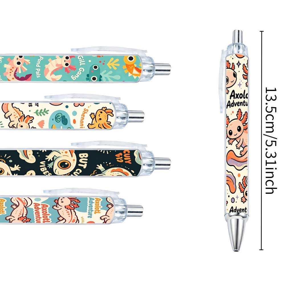 Axolotl Gel Pens - 10-Pack