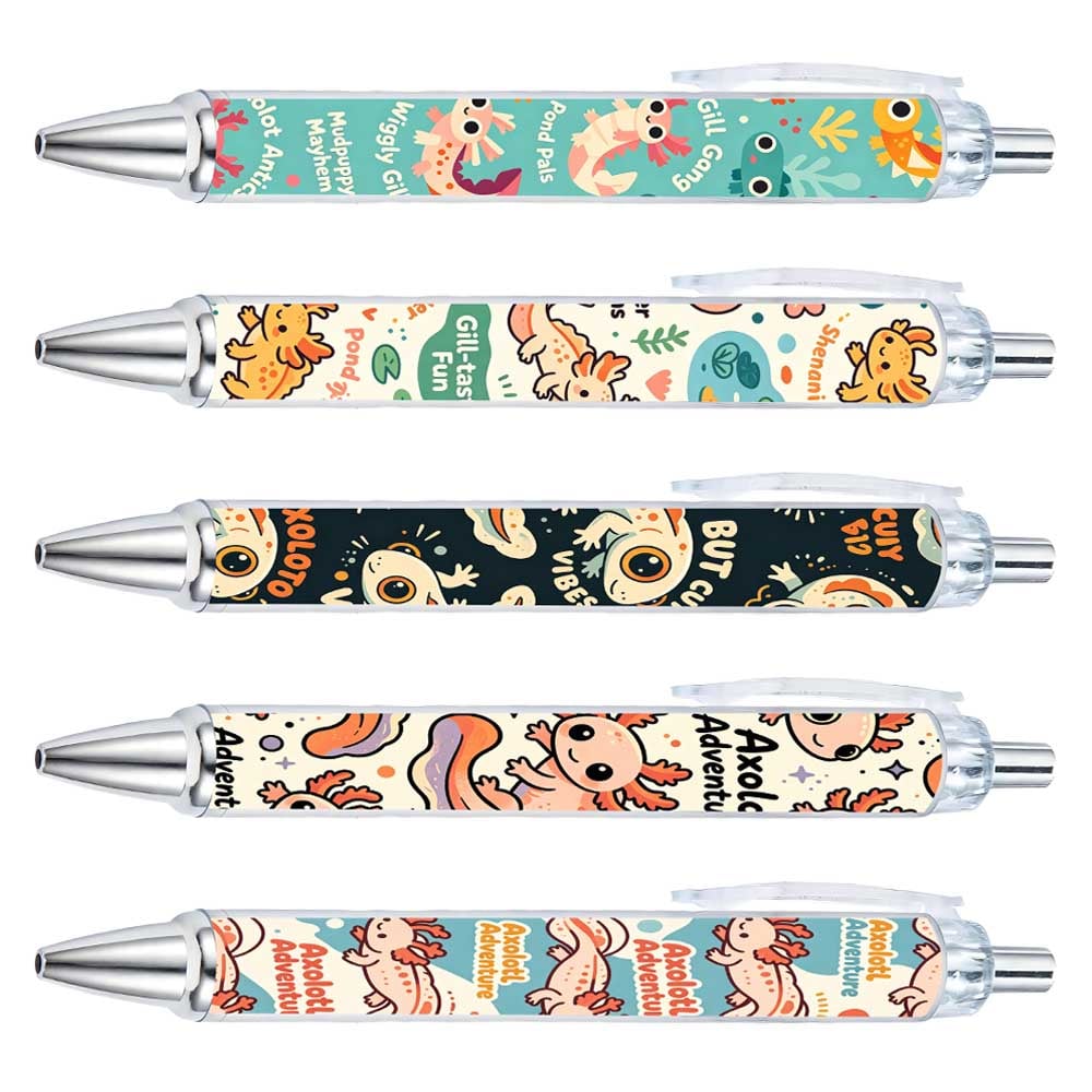 Axolotl Gel Pens - 10-Pack