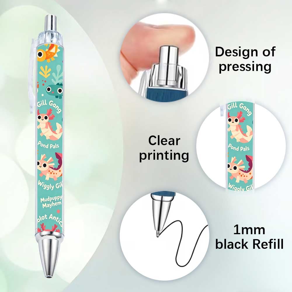Axolotl Gel Pens - 10-Pack