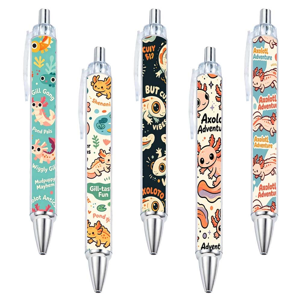 Axolotl Gel Pens - 10-Pack