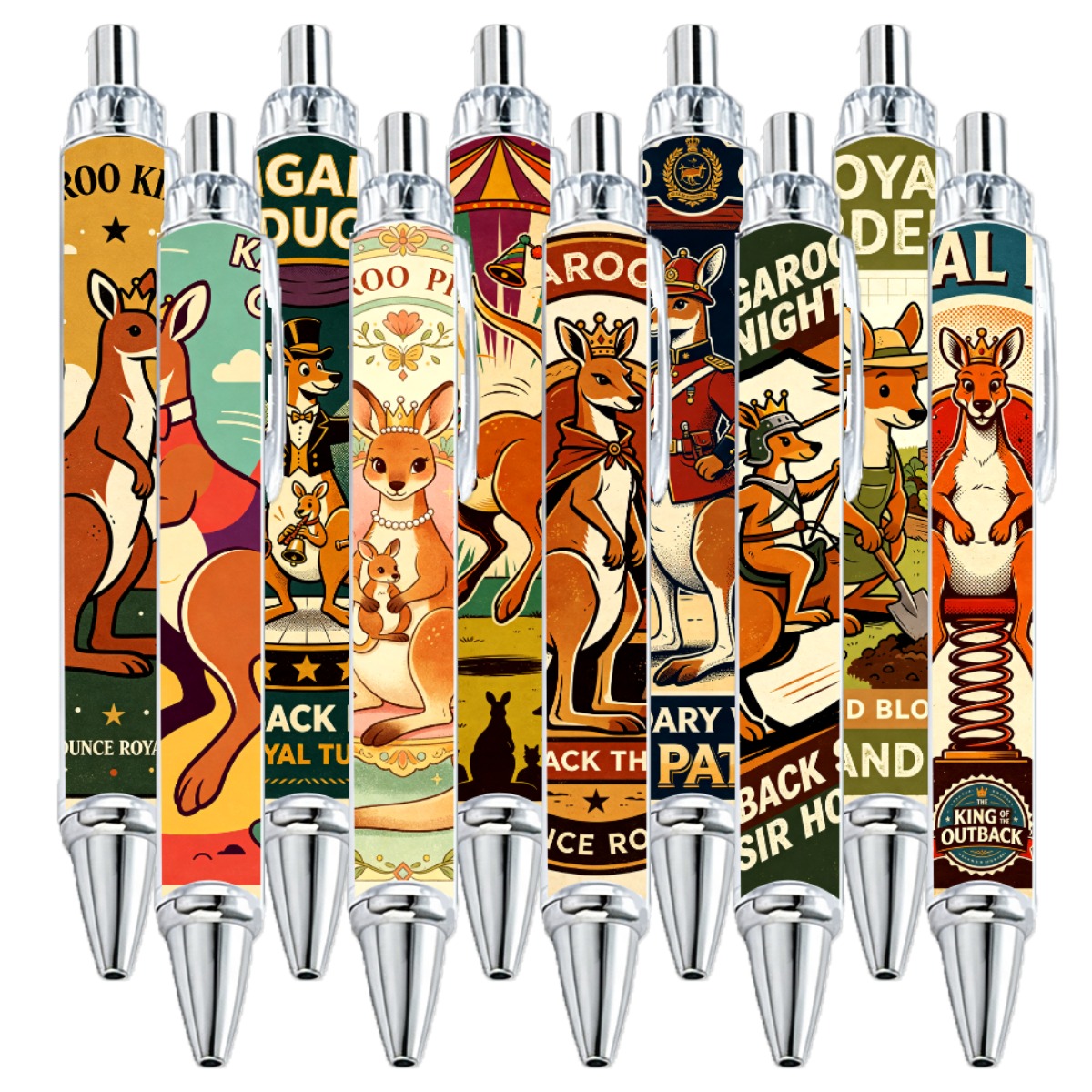 Kangaroo Art Gel Pens - 10-Pack