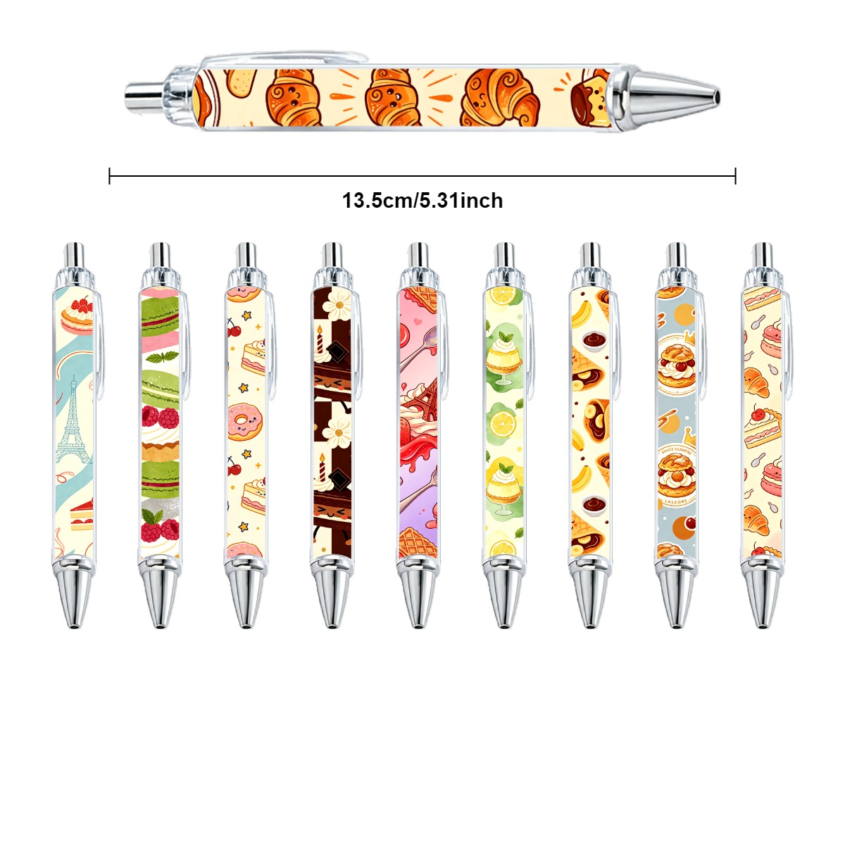 French Patisserie Gel Pen - 10-Pack