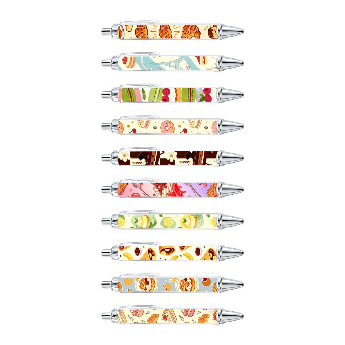 French Patisserie Gel Pen - 10-Pack
