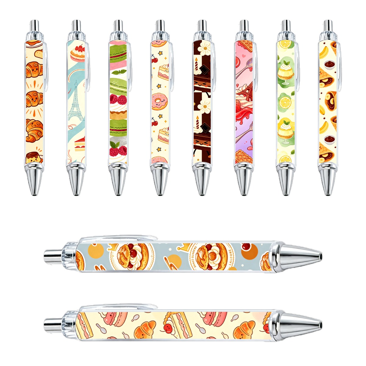 French Patisserie Gel Pen - 10-Pack