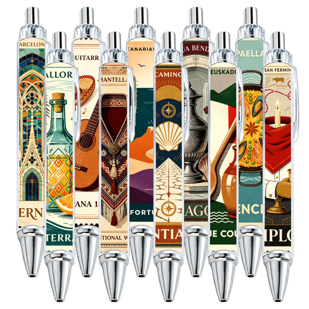 Spanish Heritage Gel Pen - 10-Pack