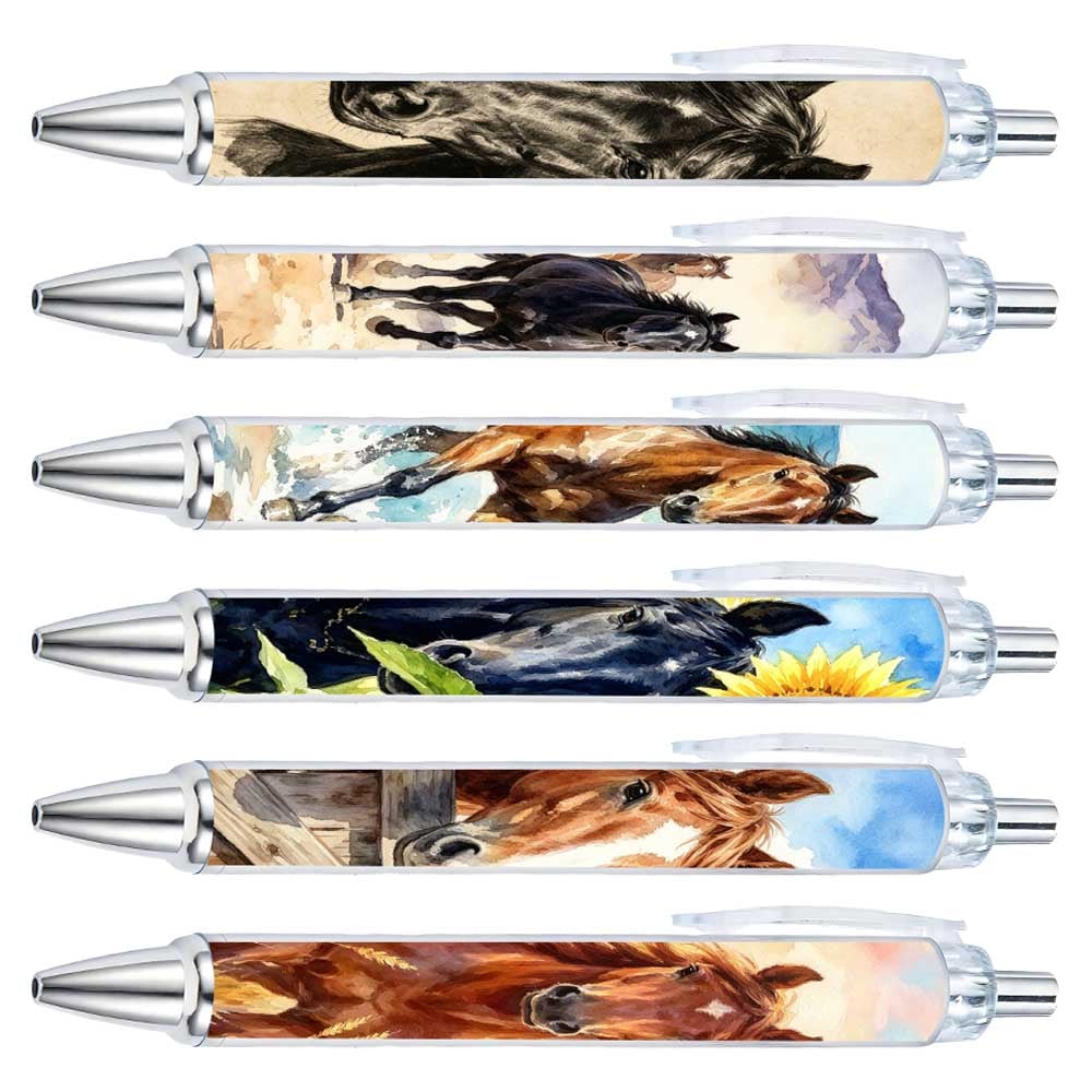 Galloping Grace Horse Art Pens