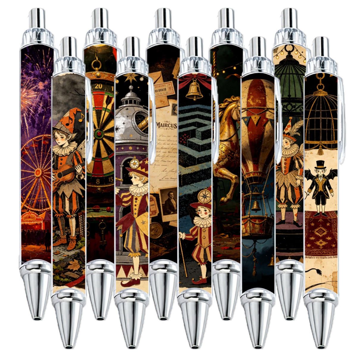 Carnival Art Gel Pens - 10-Pack