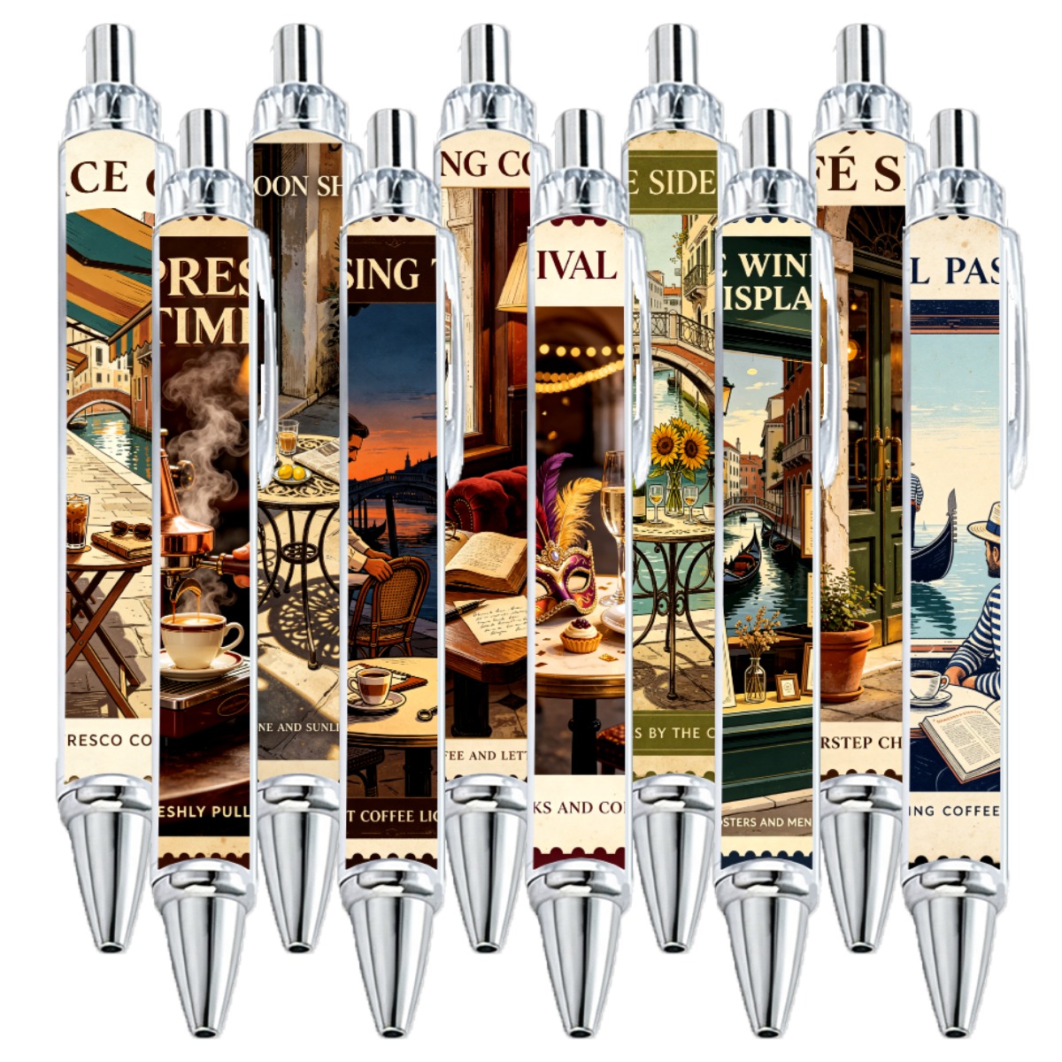 Venetian Vista Gel Pens - 10-Pack
