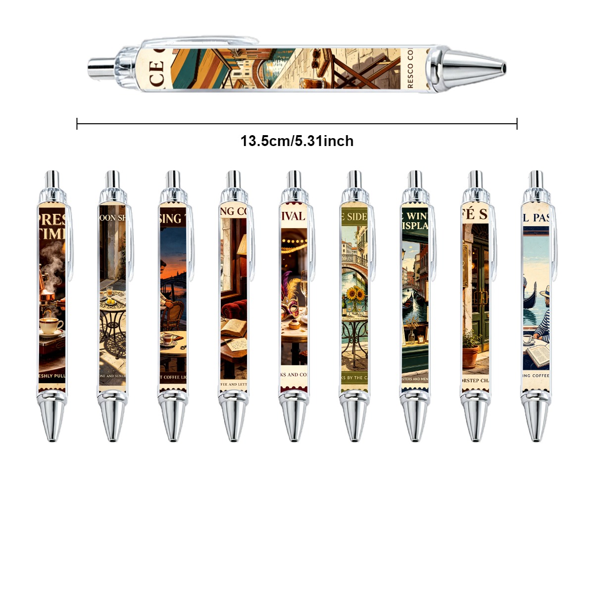 Venetian Vista Gel Pens - 10-Pack