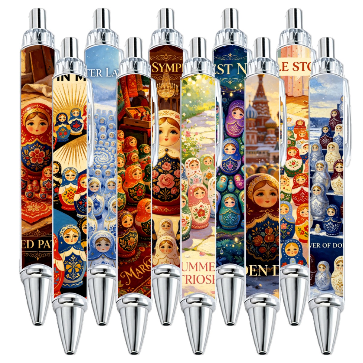 Matryoshka Art Pens