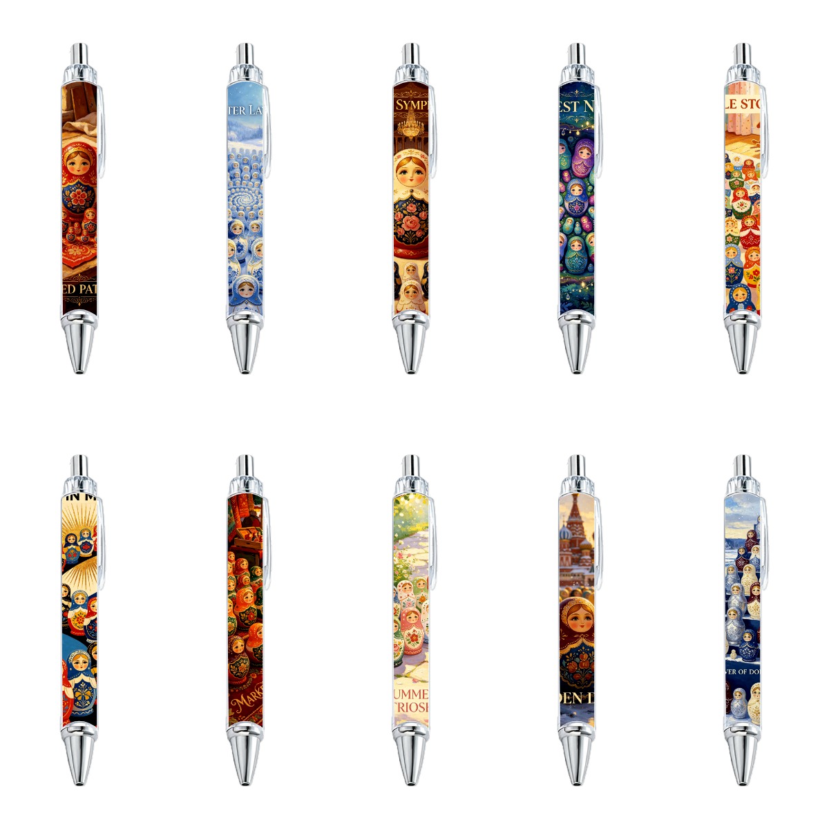 Matryoshka Art Pens
