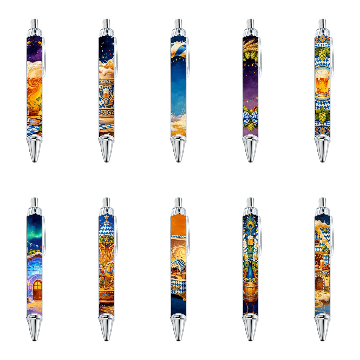 Oktoberfest Art Gel Pens - 10-Pack