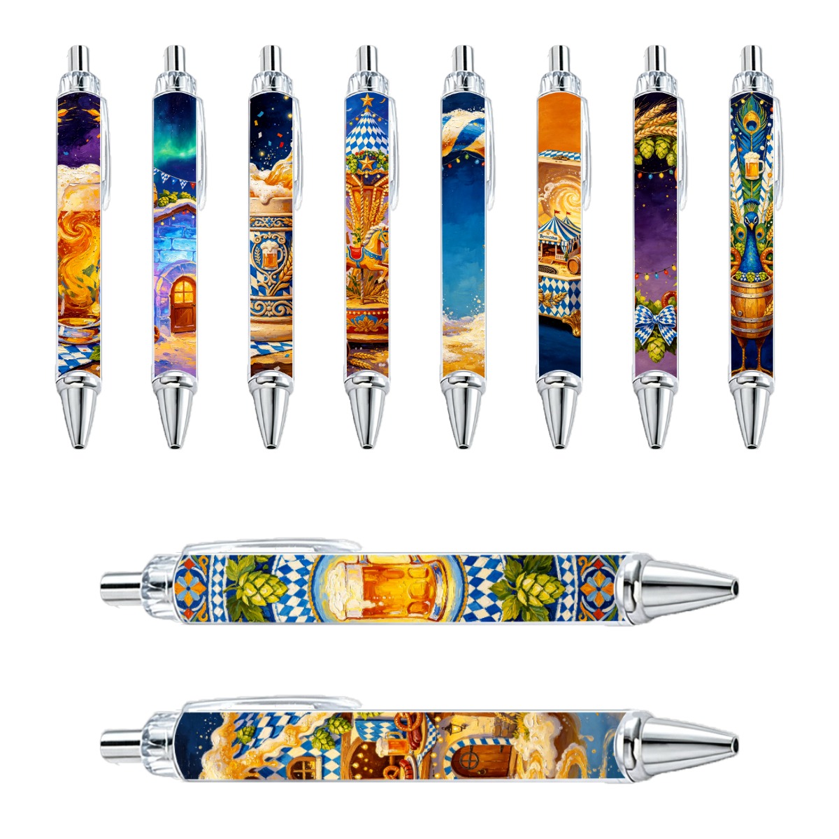 Oktoberfest Art Gel Pens - 10-Pack