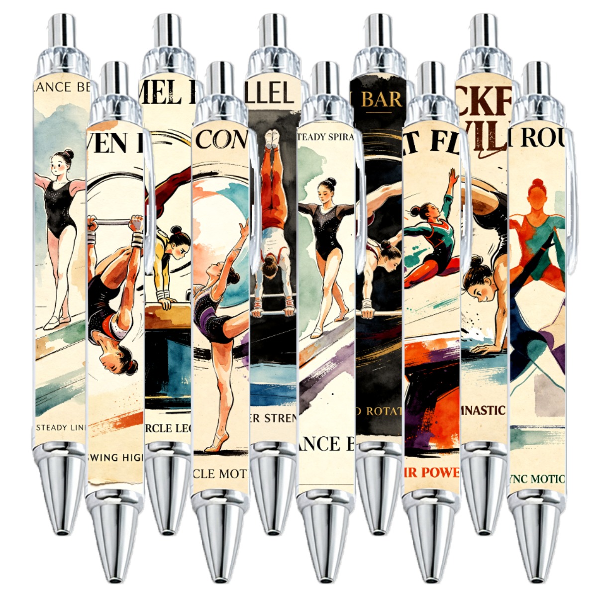 Gymnastics Watercolor Gel Pen