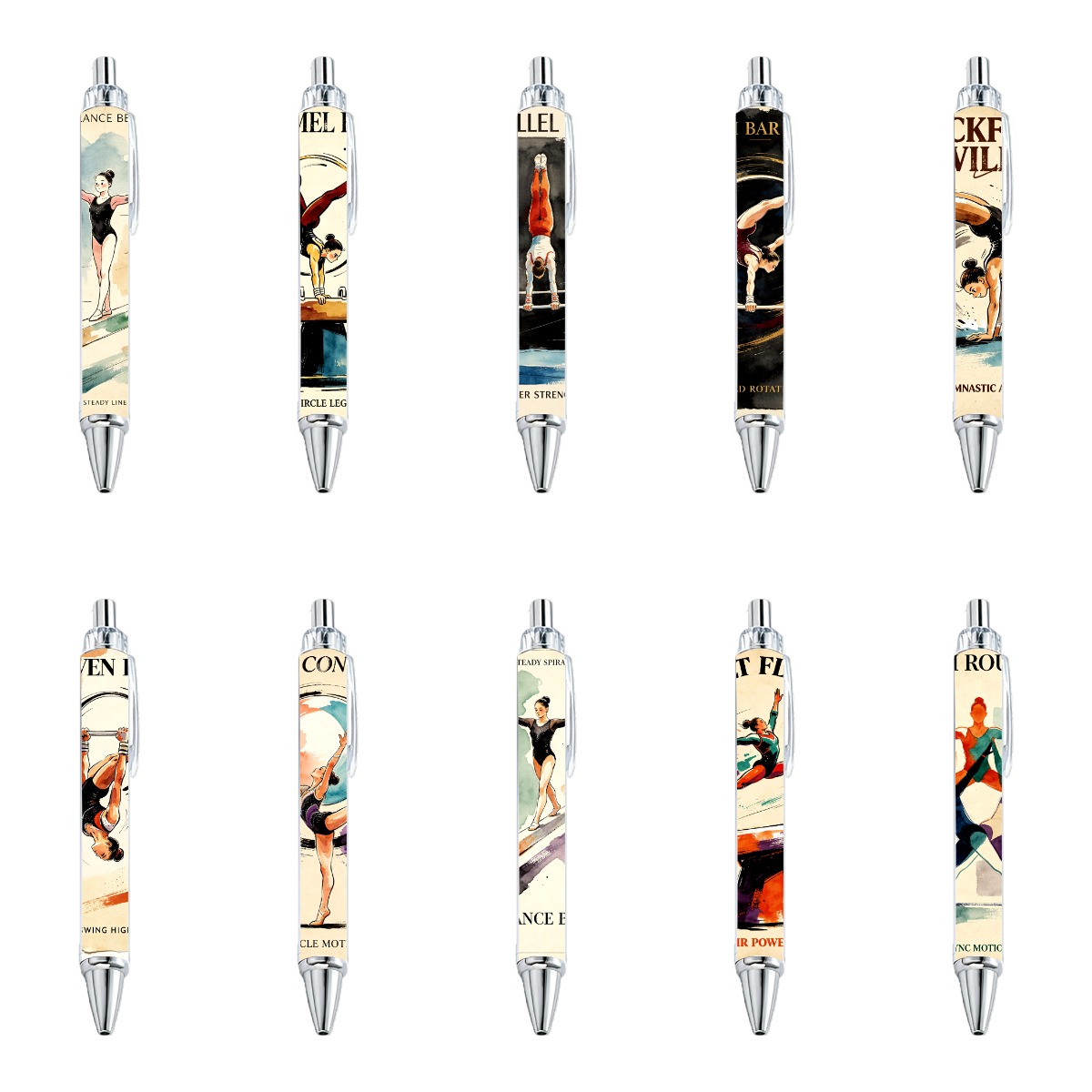 Gymnastics Watercolor Gel Pen