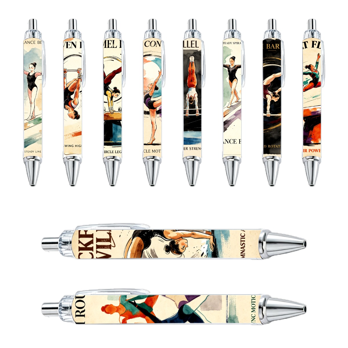 Gymnastics Watercolor Gel Pen