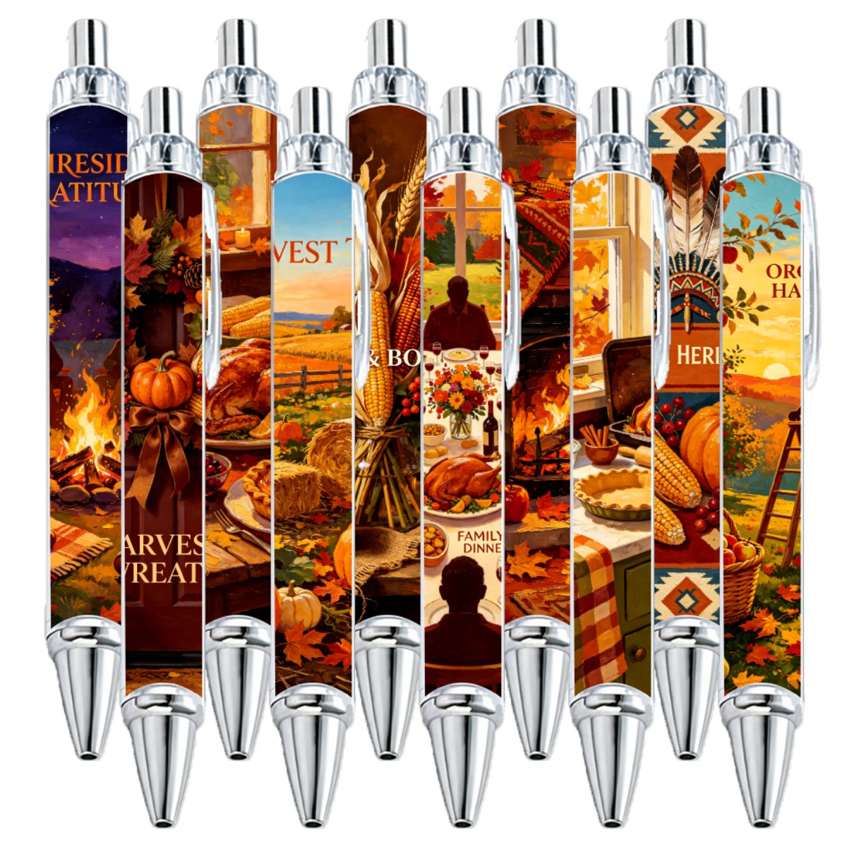 Autumn Harvest Gel Pens - 10-Pack
