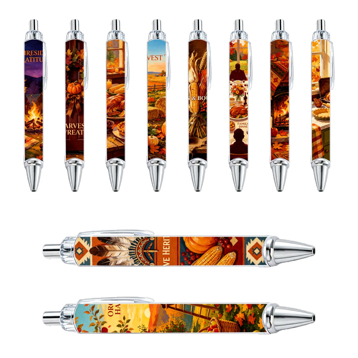 Autumn Harvest Gel Pens - 10-Pack