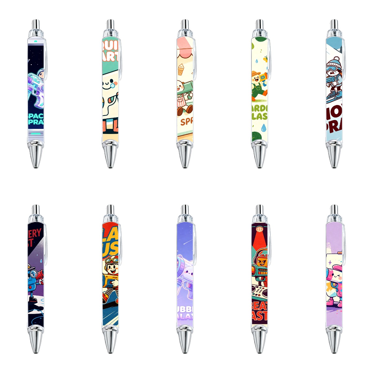 Gaming Vibe Gel Pens - 10-Pack