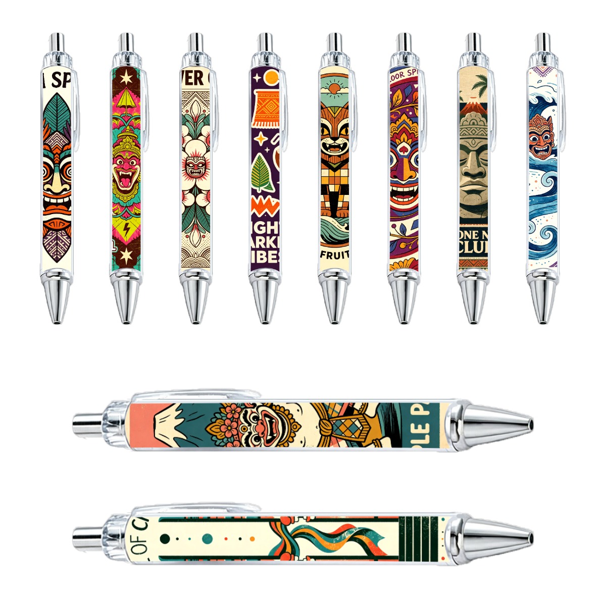 Tropical Island Art Gel Pen - 10-Pack