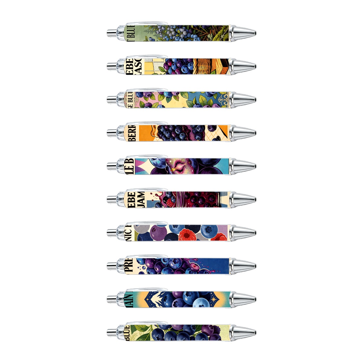 Blueberry Art Gel Pens - 10-Pack