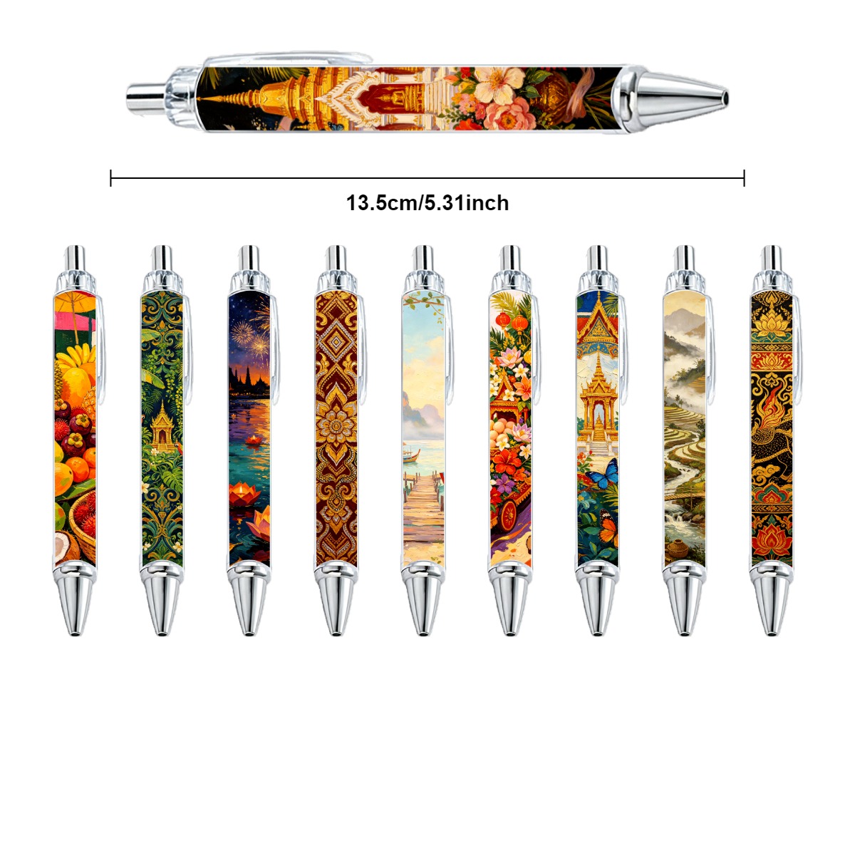 Southeast Asian Art Mechanical Pencils - 10-Pack