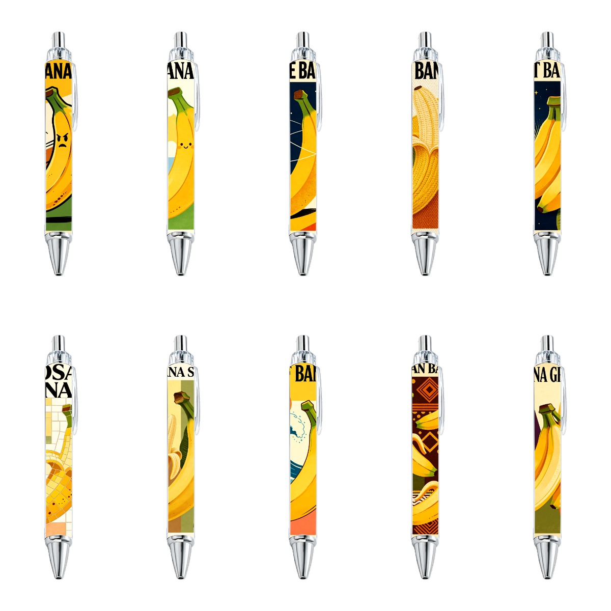 Banana Art Pens - 10-Pack