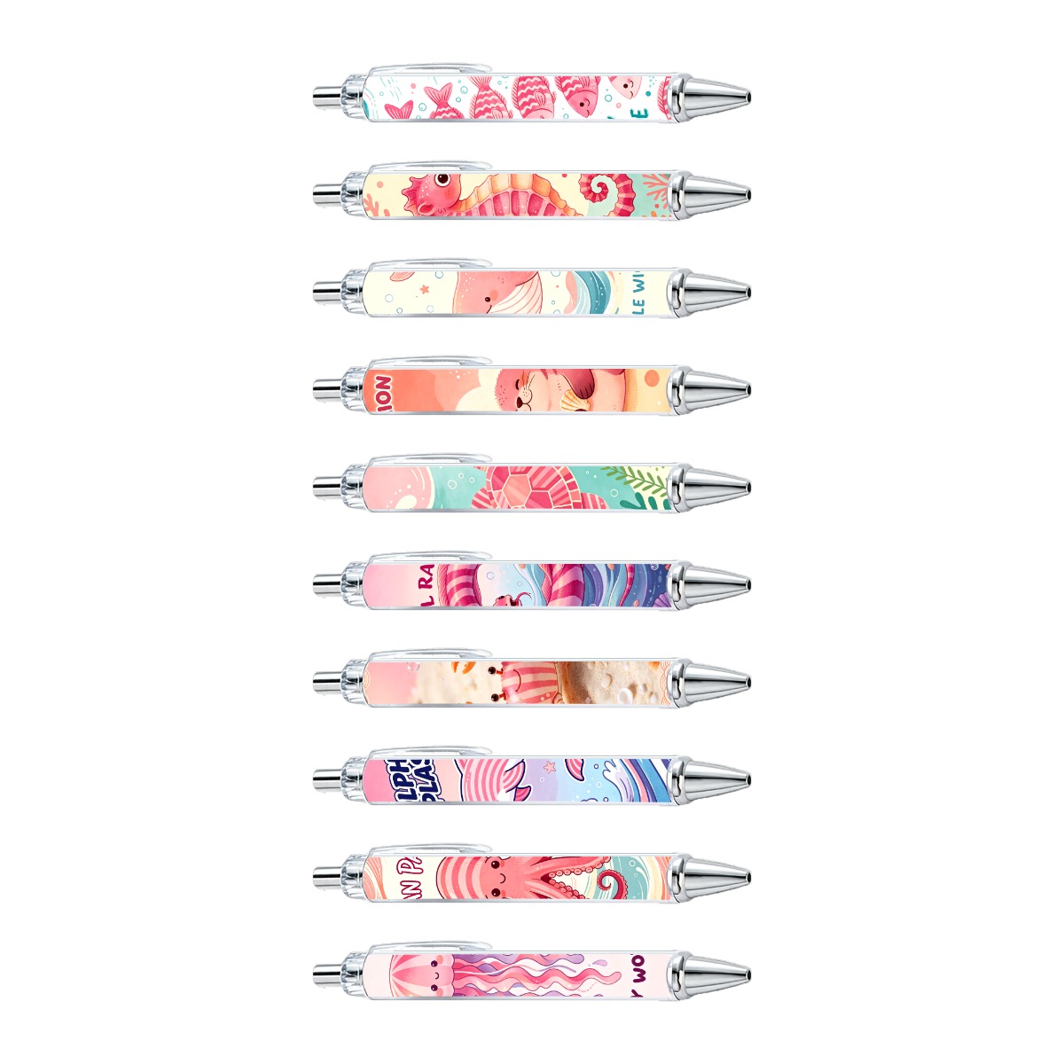 Oceanic Wonders Gel Pen - 10-Pack